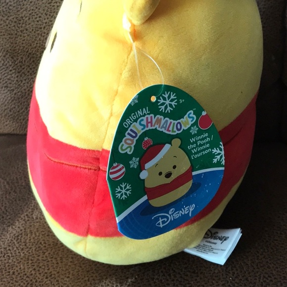 Squishmallows Disney Winnie the Pooh Santa NWT 8” - Picture 2 of 4